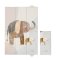 CEBA BABY Wickelauflage Reise (60x40) Basic Elephant Family