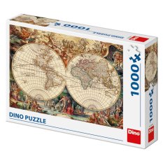 Dino Puzzle Mappa storica 1000 pezzi