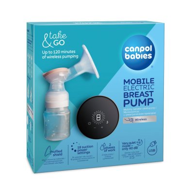 CANPOL BABIES Take&Go tragbare elektrische Milchpumpe