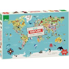 Vilac Puzzle Mappa del Mondo 500 pezzi