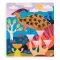 Mudpuppy Set de Pegatinas con Escena Brillante Mundo de los Dinosaurios