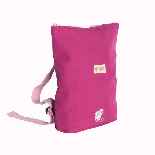 Softshell-ryggsäck för barn Monkey Mum® - Saftigt hallon