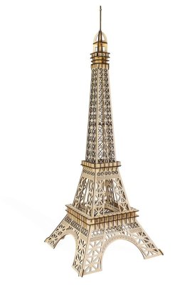 Woodcraft Drewniane puzzle 3D Wieża Eiffla duża