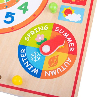 Bigjigs Toys Calendario con orologio