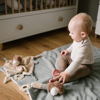 BABYONO Przytulanka kocyk Lama Luna 2w1 0m+