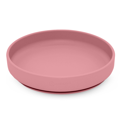 PETITE&MARS Silicone plate with suction cup TAKE&MATCH Dusty Rose 6m+