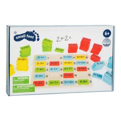 small foot Bunte Holz-Rechentafel Addition