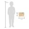 small foot Viking Kubb blokken met cijfers Active
