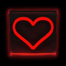 2Kids Toys Lampe LED NÉON LUMINEUX Coeur rouge