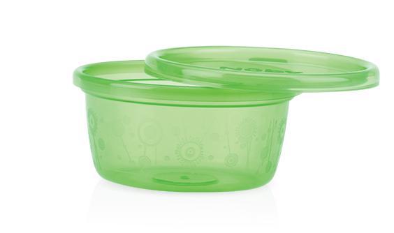 NUBY Snackschale mit Deckel, 300 ml, 6 m+ (6 Stück)