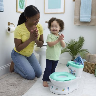 BRIGHT STARTS Kindertoilette mit Sound Stitch My Size Potty™ 18m+, bis 23kg