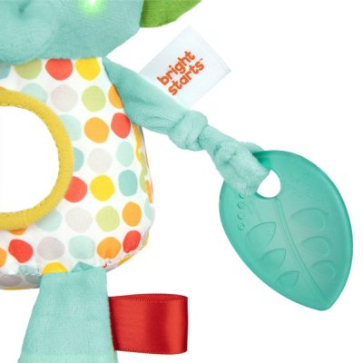 BRIGHT STARTS Hračka s melodií na C kroužku slon Huggin' Lights ™0m+