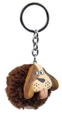 2Kids Toys Llavero de madera con pompón Perro