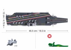 Sluban Model Bricks M38-B1211 Lietadlová loď Fujian