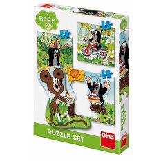 Dino Puzzle Krecik na łące