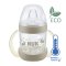 NUK For Nature Babyflasche zum Lernen mit Temperaturkontrolle, braun 150 ml
