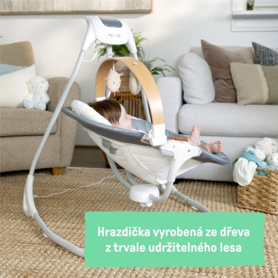 INGENUITY Leagăn muzical balansoar Parker™ 0l+, până la 9 kg