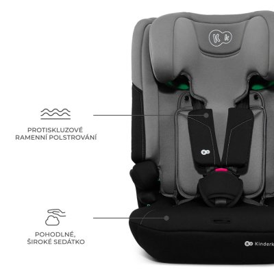 KINDERKRAFT Autosedačka I-Comfy i-Size (76 do 150 cm) Dark Grey