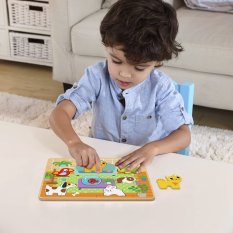 2Kids Toys Puzzle de Potrivire Animale de Companie