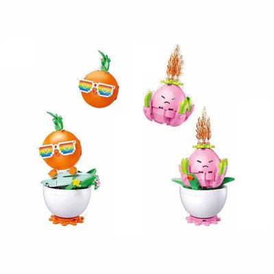 Sluban Flowers M38-P8029 Plantes en pot Présentoir 6 pcs