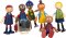 small foot Holzfiguren Familie mit Rollstuhl