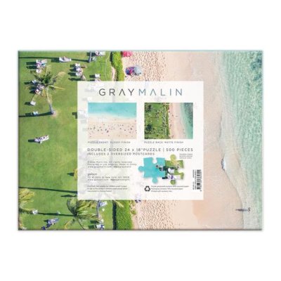 Galison Doppelseitiges Puzzle Hawai Gray Malin 500 Teile