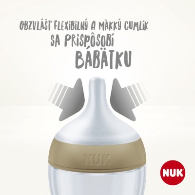 NUK Babyflasche Mickey mit Temperaturkontrolle Perfect Match 260 ml rot