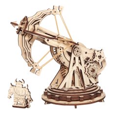 RoboTime 3D Drewniane Mechaniczne Puzzle Balista Oblężnicza