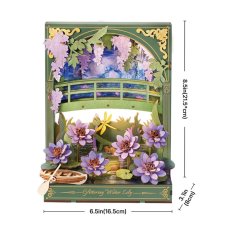 RoboTime 3D Wooden Puzzle Sparkling Water Lilies