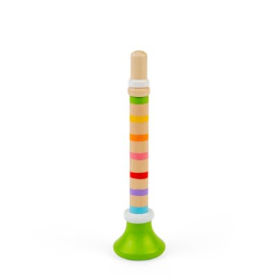 Bigjigs Toys Trompetă 1 buc verde