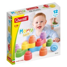 Quercetti Jeu de construction Momy Soft 12 pièces