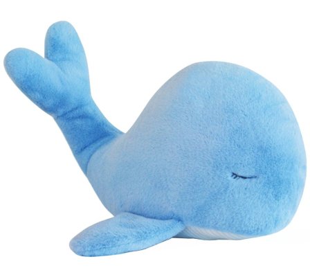 Doudou Plüss kék bálna 60 cm
