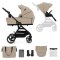 KINDERKRAFT SELECT Kinderwagen kombiniert Yoxi 2in1 Sand Beige