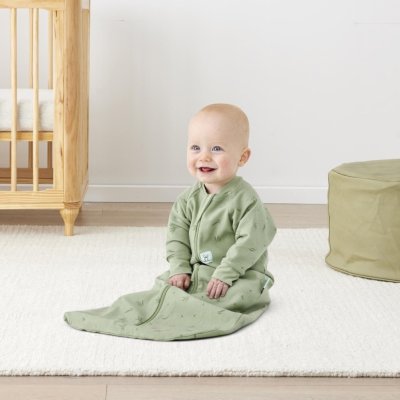 ERGOPOUCH Śpiwór z rękawami bawełna organiczna Jersey Willow 3-12 m, 6-10 kg, 1 tog
