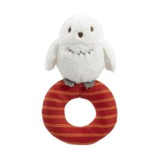 Tęczowa pluszowa grzechotka Harry Potter Sowa Hedwiga