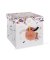 Doudou Gift Set - Plush Rabbit with Dark Pink Pom Pom 25 cm