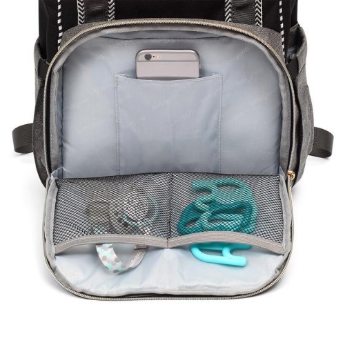 BABYONO Changing bag/backpack Oslo Style black