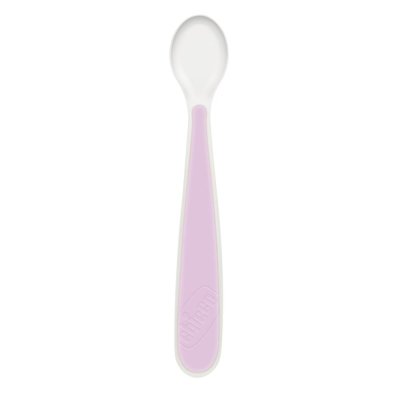 CHICCO Silikon-Esslernset - pink, 6m+