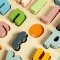 Bigjigs Toys Fa puzzle kisbetűk - abc