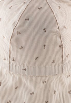 STERNTALER Czapka z daszkiem z osłoną na szyję do wiązania z filtrem UV 30 brązowa kotwiczki chłopięca 39 cm-3-4