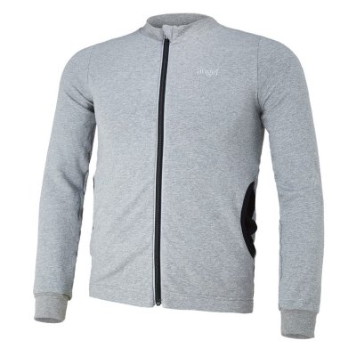 Bluza REFLEX smyk rozpinana Outlast® - szary melanż