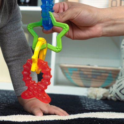 BABY EINSTEIN Beißringe 4er-Pack BPA-frei Cool Critters 3m+