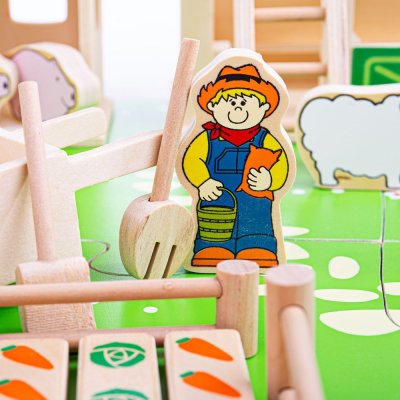 Bigjigs Toys Großer Bauernhof aus Holz