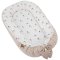 ÖKO Babynest Baumwolle Velvet Cherry 90x60cm