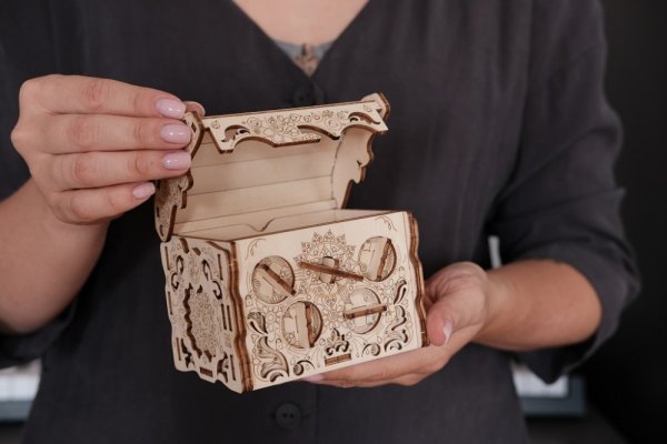 EscapeWelt Drewniane Puzzle 3D Secret Treasure Box