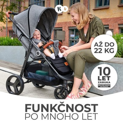 KINDERKRAFT Sportkinderwagen Grande Plus Grau
