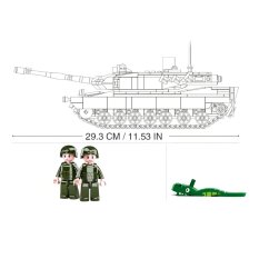 Sluban Model Bricks M38-B0839 Char d'assaut allemand Leopard 2A5