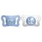 CHICCO Schnuller Physio Micro Silikon 0-2m Junge 2 Stk