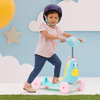 SKIP HOP Zoo-Türsteher 3 in 1 Ride-On Unicorn 12m+ bis 20 kg