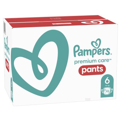 PAMPERS Premium Care Majtki pieluszkowe rozm. 6 (15+ kg) 93 szt